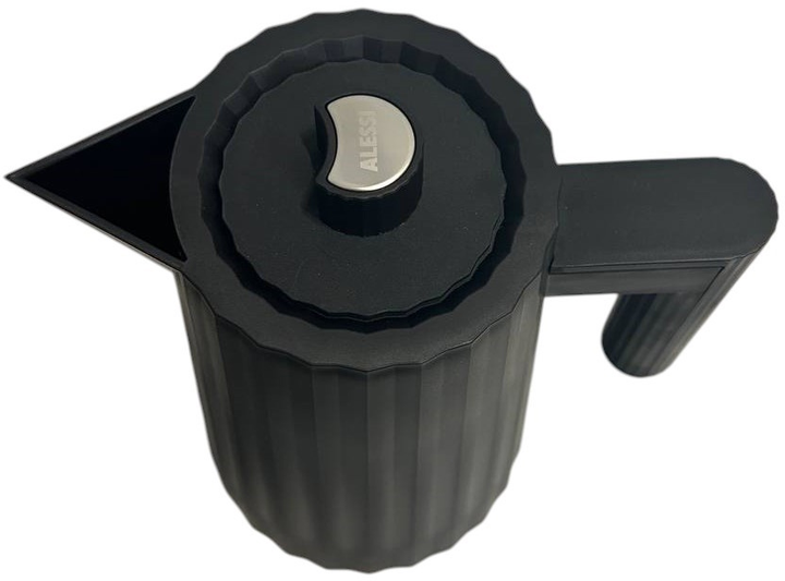Електрочайник Alessi Plisse чорний 1.7 л (8003299429806) (955555908775750) - Уцінка - зображення 2