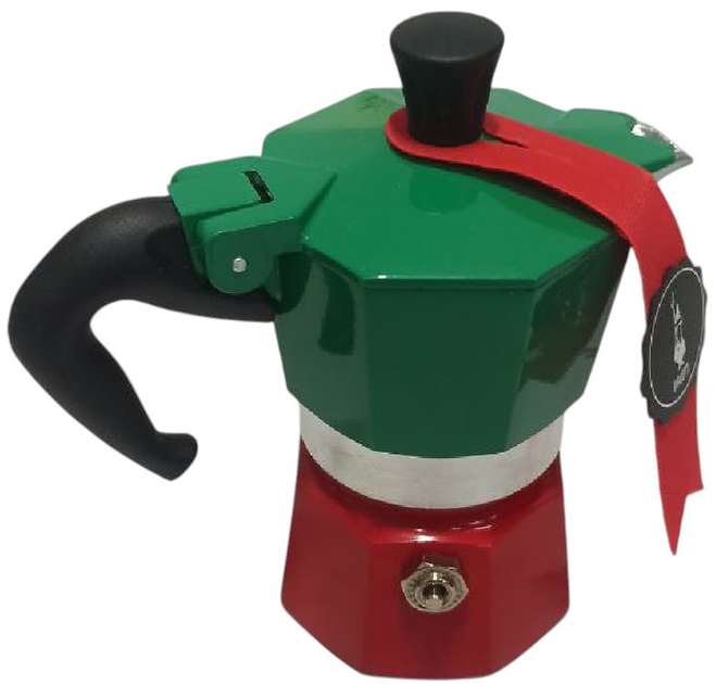 Гейзерна кавоварка Bialetti Tricolour Mokina (5650) (955555910616737) - Уцінка - зображення 4