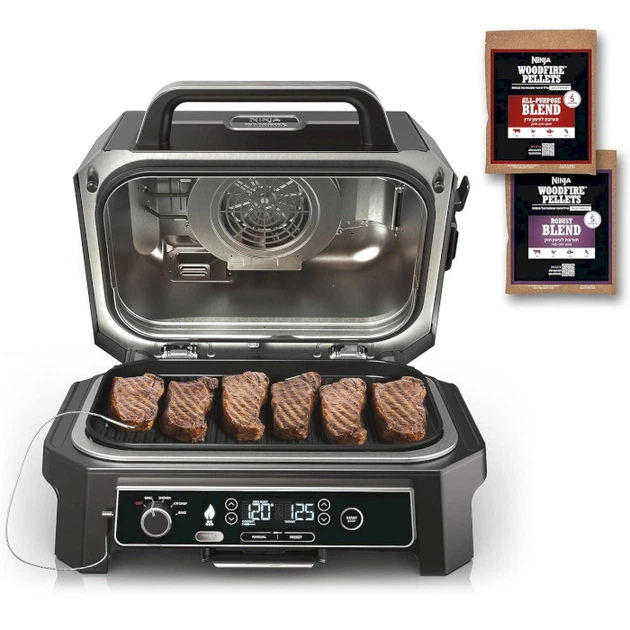 Электрогриль-коптильня NINJA Woodfire Pro XL OG850EU - изображение 2