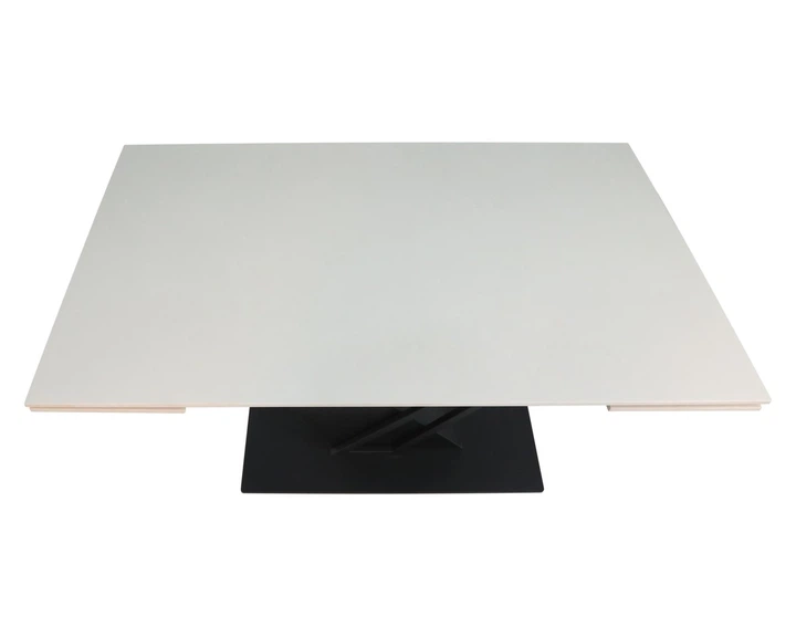 Стол FERNANDO CERAMIC 140(200)*90 бежевый/черный Intarsio - изображение 6
