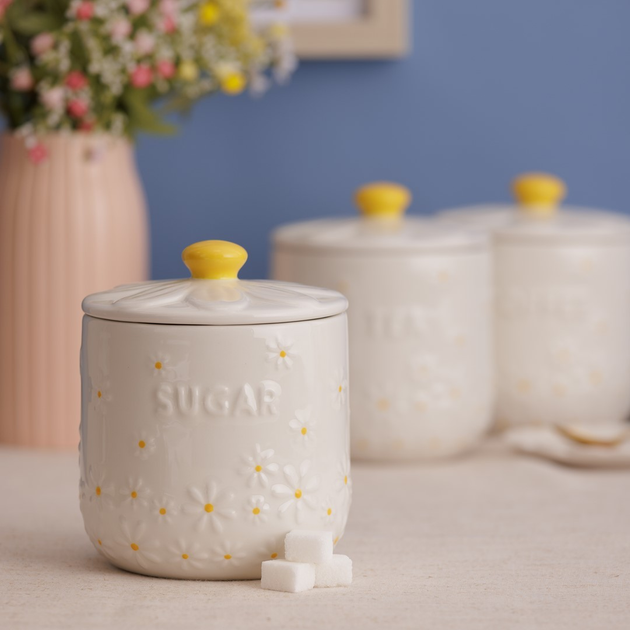 Контейнер для цукру Price & Kensington Daisy керамічний 15 x 12.4 см (5010853290706) - зображення 9