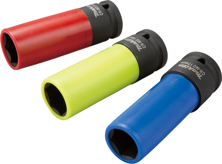 Zestaw nasadek długich udarowych Makita 1/2 3 szt (E-12354) - obraz 2