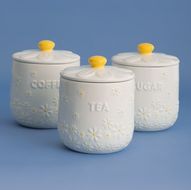 Pojemnik na kawę Price & Kensington Daisy ceramiczny 15 x 12.4 cm (5010853290690) - obraz 3