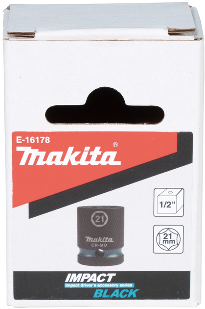 Nasadka udarowa Makita 1/2" 21 mm E-16178 (0088381790826) - obraz 3