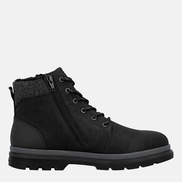 Чоловічі черевики Rieker F7010-00 43 (9UK) Чорні (4061811572533) - зображення 4