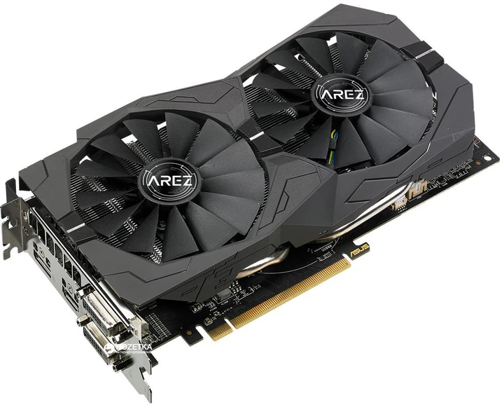Видеокарта Asus PCI-Ex Radeon RX570 AREZ Strix 4GB GDDR5 (256bit) (1300 ...