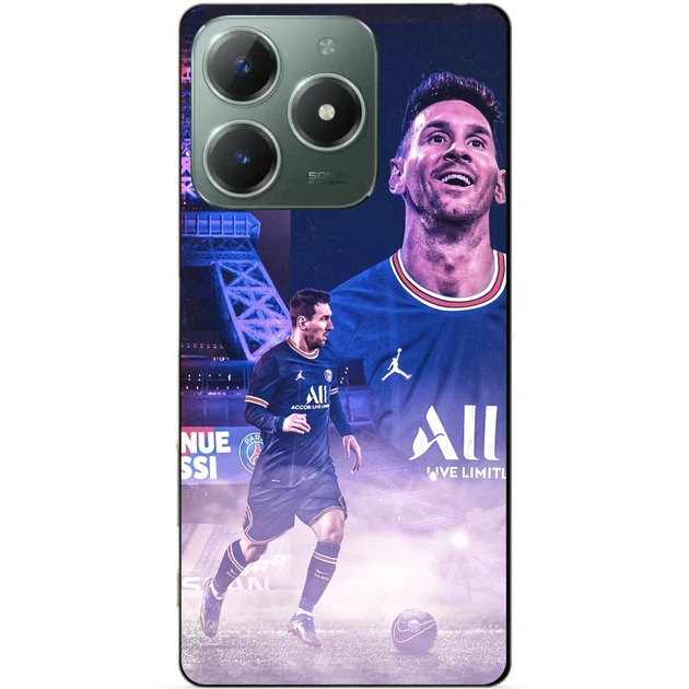 Силіконовий бампер чохол Candy для Infinix Hot 40i (X6528b) з малюнком Messi PSG Мессі - Фото 1 Силіконовий бампер чохол Candy для Infinix Hot 40i (X6528b) з малюнком Messi PSG Мессі - зображення 1