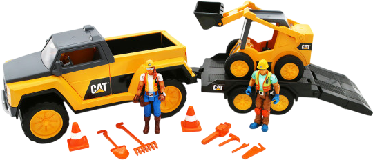 Ігровий пікап Funrise CAT з навантажувачем, фігуркою та аксесуарами 82463 (021664834572) - зображення 2