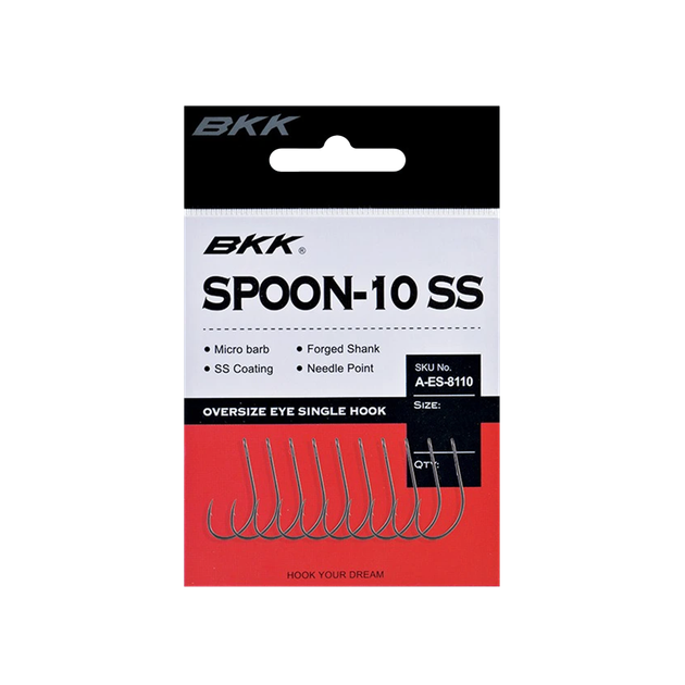Крючок BKK Spoon-10 SS №4 (10шт) - Фото 3 Крючок BKK Spoon-10 SS №4 (10шт) - изображение 3