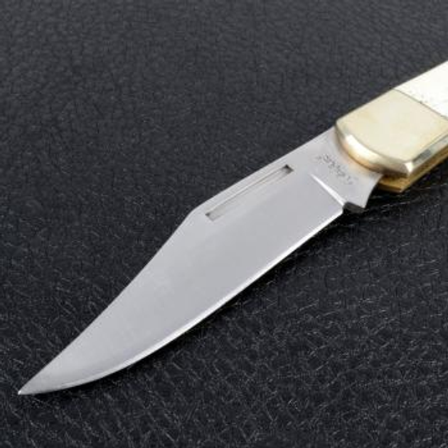 Нож TEKUT Predator LK5077B рукоятка из кости (длина: 19 7cm лезвие: 8 7cm) - изображение 1