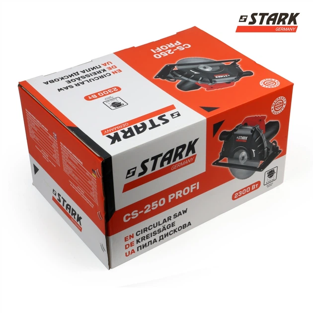 Циркулярная пила Stark CS-250 PROFI (180020065) - Фото 12 Циркулярная пила Stark CS-250 PROFI (180020065) - изображение 12