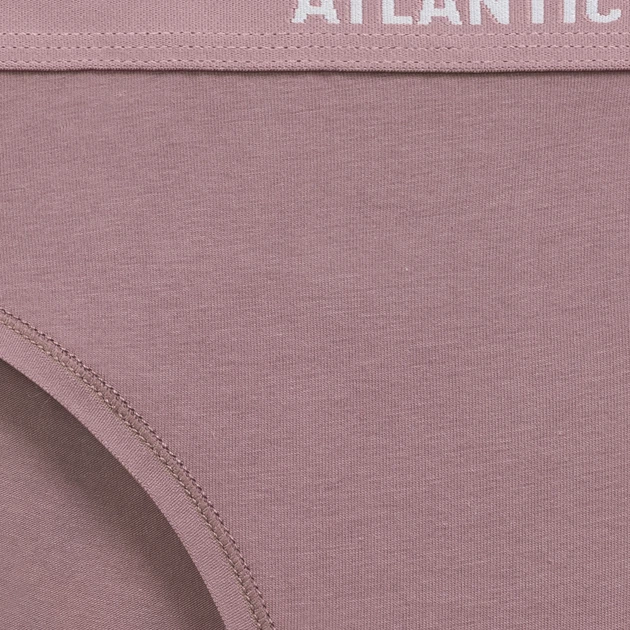 Набор трусиков слипов женских хлопковых Atlantic 3CLP 012 2XL 3 шт Розовый/Винный/Бежевый (5907086014875) - изображение 5