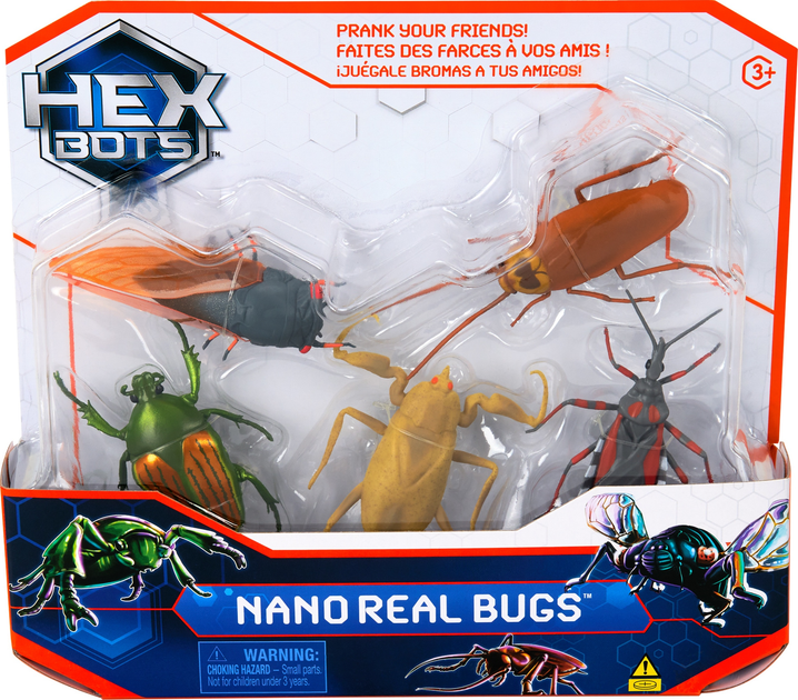 Інтерактивна іграшка Hexbug Hex Bots Nano Real Bugs 5 шт. 6071530 (681147042476) - зображення 1