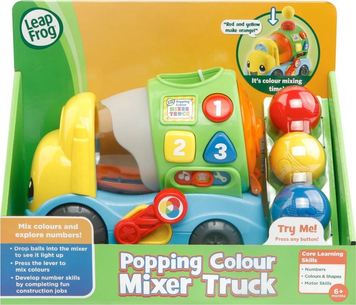 Інтерактивна іграшка Vtech Popping colour mixer truck (англійська версія) (3417766019035) - зображення 1