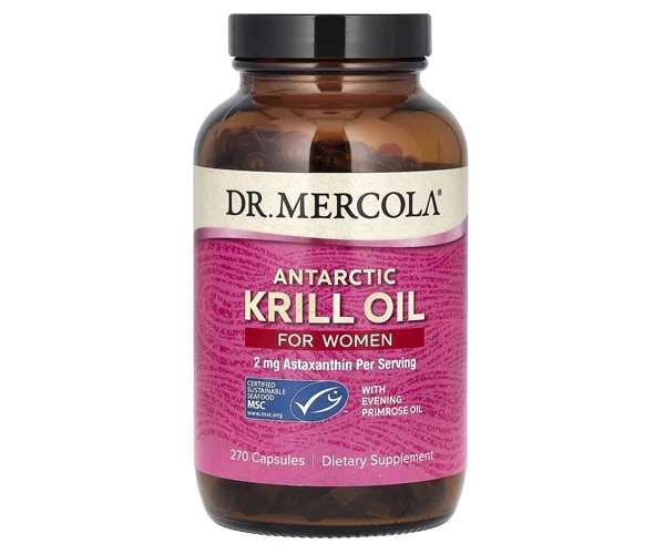 Олія криля для жінок Dr. Mercola (Krill oil for women) 333 мг 270 шт - Фото 1 Олія криля для жінок Dr. Mercola (Krill oil for women) 333 мг 270 шт - зображення 1