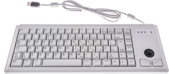 Клавіатура дротова Cherry G84-4400 USB QWERTY US English Grey (4025112037849) - зображення 1