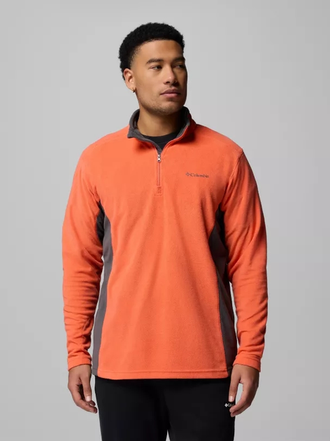 Bluza męska nierozpinana streetwear polarowa Columbia Klamath Range II HZ 1352472864 L Pomarańczowa (198711012969) - obraz 1