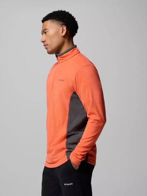 Bluza męska nierozpinana streetwear polarowa Columbia Klamath Range II HZ 1352472864 L Pomarańczowa (198711012969) - obraz 4