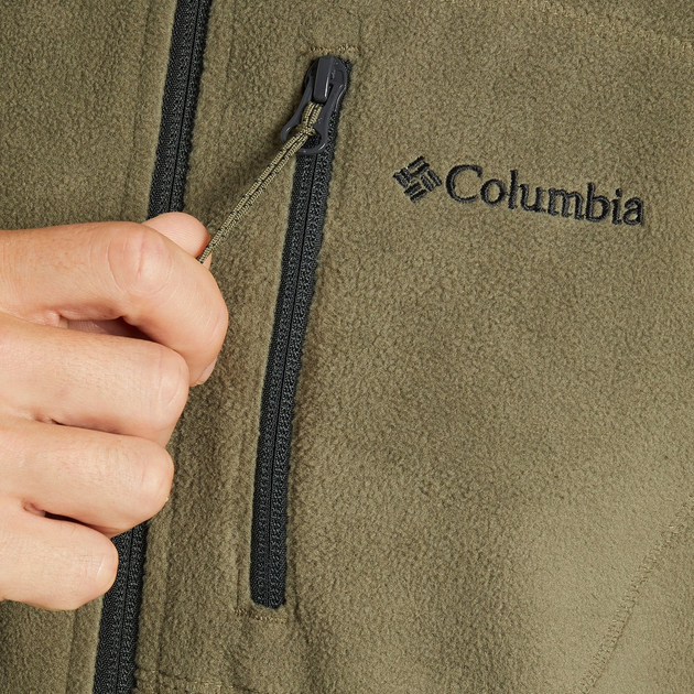 Толстовка на флісі на блискавці чоловіча Columbia M Fast Trek II FZ Flc 1420421397 L Зелена (193855363762) - зображення 9