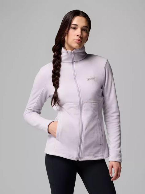 Толстовка на блискавці без капюшона на флісі жіноча Columbia Basin Trail Full Zip III 1938041551 S Лавандова (195982978505) - зображення 1