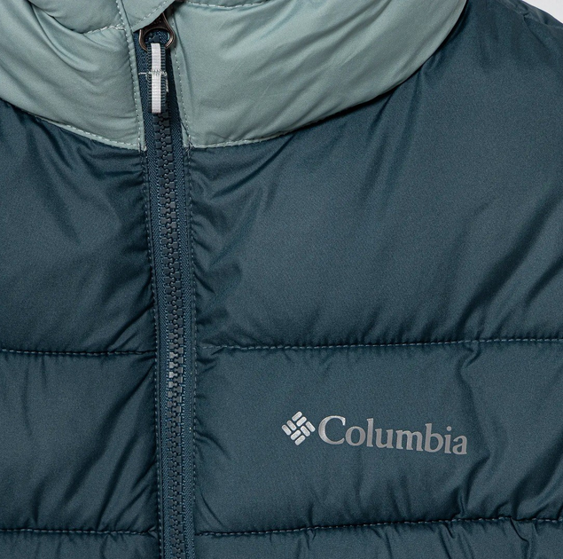 Дитяча зимова стьобана куртка для дівчинки Columbia U Pike Lake II Hdd Jacke 2050351461 XS (120-128 см) Синя (198711064081) - зображення 4