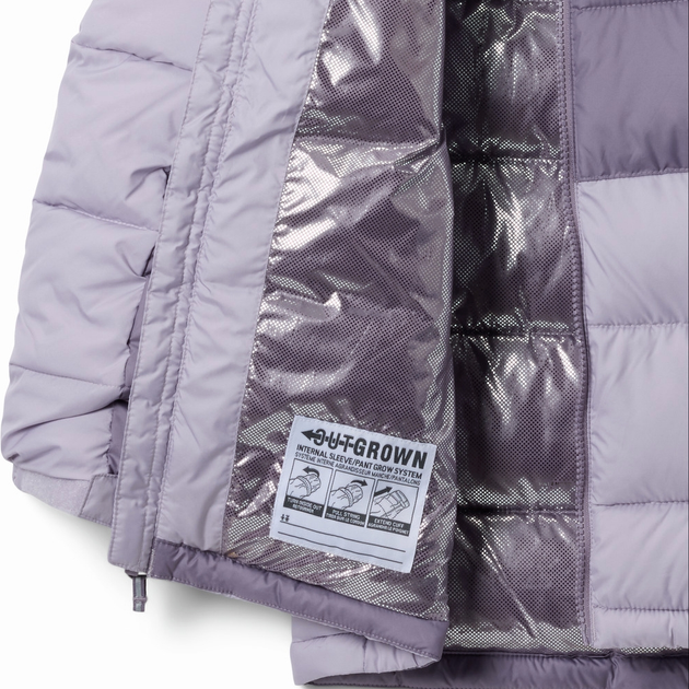 Дитяча зимова стьобана куртка для дівчинки Columbia U Pike Lake II Hdd Jacke 2050351551 S (132 см) Лавандова (198711064111) - зображення 3