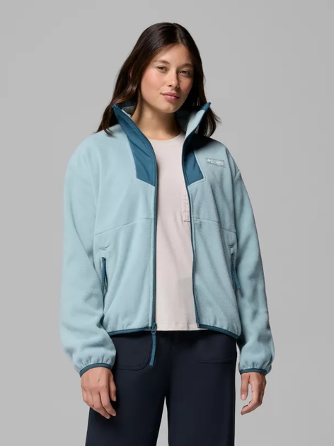 Bluza damska rozpinana streetwear polarowa Columbia Sequoia Grove Full Zip F 2085313461 M Niebieska (198711079641) - obraz 5