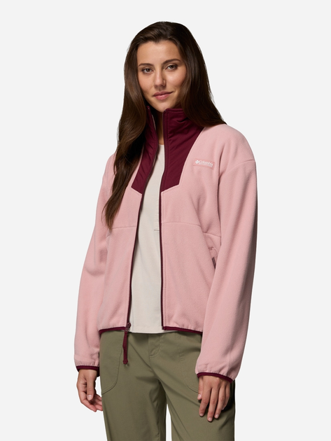 Bluza damska rozpinana streetwear polarowa Columbia Sequoia Grove Full Zip F 2085313658 M Różowa (198711079702) - obraz 4