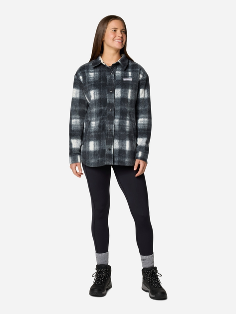 Kurtka przejściowa damska w kratę Columbia Benton Springs Shirt Jac 2085661191 S Szara (195981096903) - obraz 3