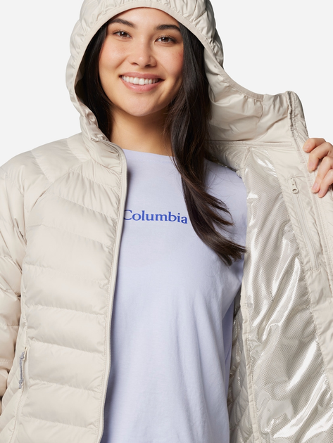 Kurtka zimowa damska pikowana Columbia Powder Lite II Hdd Jkt W 2089391278 M Biała (195981271379) - obraz 5