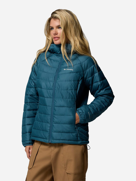 Куртка зимова коротка жіноча Columbia Powder Lite II Hdd Jkt W 2089391429 L Темно-бірюзова (198711159473) - зображення 5