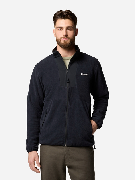 Толстовка на флісі на блискавці чоловіча Columbia Sequoia Grove FZ Fleece 2095891011 XL Чорна (195982844732) - зображення 1