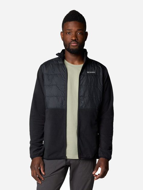Bluza męska rozpinana streetwear polarowa Columbia Basin Butte FZ Fleece II 2101761010 XL Czarna (195981338218) - obraz 5