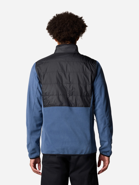 Bluza męska rozpinana streetwear polarowa Columbia Basin Butte FZ Fleece II 2101761478 M Niebieska (195981338331) - obraz 2