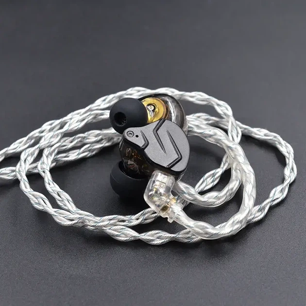 KZ Silver&Blue Cable – 8-жильный Hi-Fi кабель для наушников из посеребренной меди для аудиофилов - изображение 7