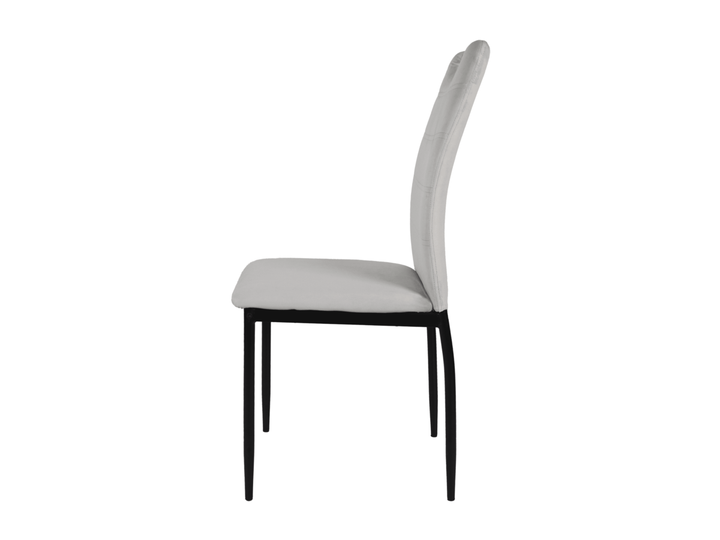Стул кухонный Intarsio ALEX 41×49×92 см Светло-серый - Фото 2 Стул кухонный Intarsio ALEX 41×49×92 см Светло-серый - изображение 2