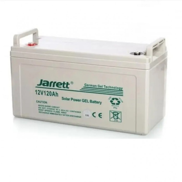 Аккумулятор гелевый Jarrett GEL 12V 120Ah Grey (1188) - Фото 1 Аккумулятор гелевый Jarrett GEL 12V 120Ah Grey (1188) - изображение 1