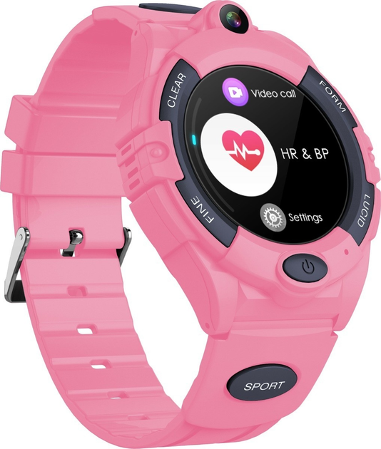 Smartwatch dla dzieci Bemi SPORT Pink (BWSPR1PP) - obraz 3