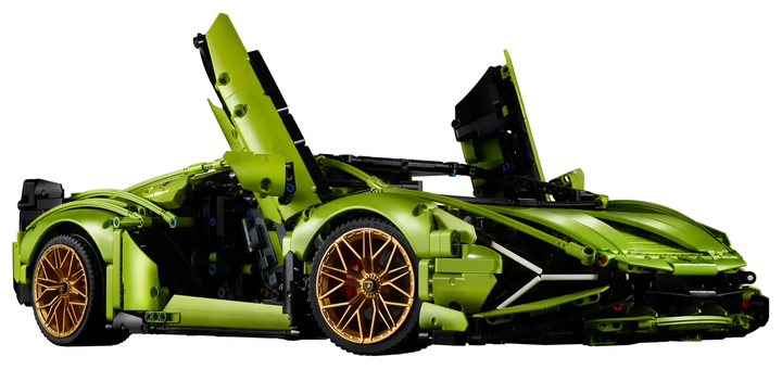 Конструктор спорткар Lamborghini Sian FKP 37 гоночна машина 3696 деталей (42115) - Фото 5 Конструктор спорткар Lamborghini Sian FKP 37 гоночна машина 3696 деталей (42115) - зображення 5