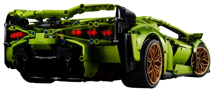 Конструктор спорткар Lamborghini Sian FKP 37 гоночна машина 3696 деталей (42115) - Фото 6 Конструктор спорткар Lamborghini Sian FKP 37 гоночна машина 3696 деталей (42115) - зображення 6