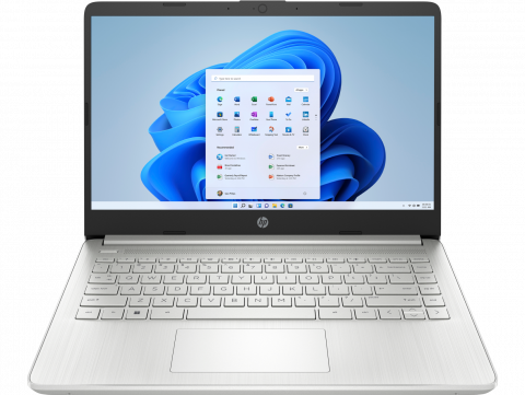 Ноутбук 14" HP 14-dq5043cl (6W538UA) Silver - Фото 1 Ноутбук 14" HP 14-dq5043cl (6W538UA) Silver - изображение 1