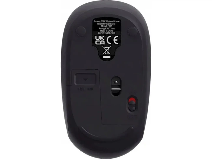 Миша BASEUS Wireless Mouse F01B Grey Tri-Mode (B01055503833-00) - зображення 5