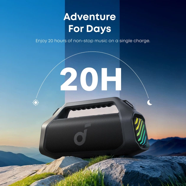 Портативна акустика Anker SoundCore Boom 2 Pro Black (7169789