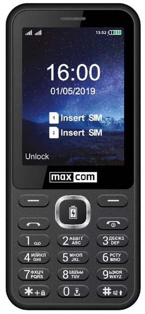 Мобильный телефон Maxcom MM814 Type-C Black (5908235977720) – фото