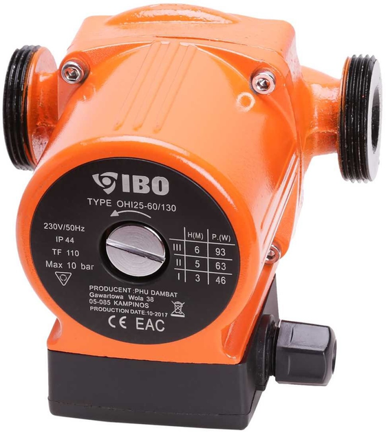 Pompa obiegowa IBO OHI 25-60 130 mm - obraz 1
