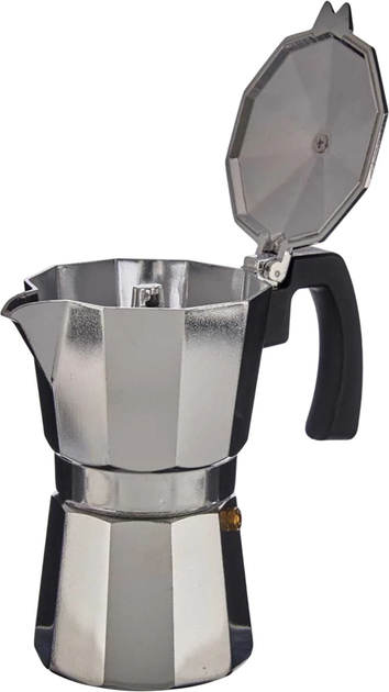 Kawiarka Kinvara Arco aluminiowa na 3 filiżanki 150 ml Srebrna (8430852814227) - obraz 3