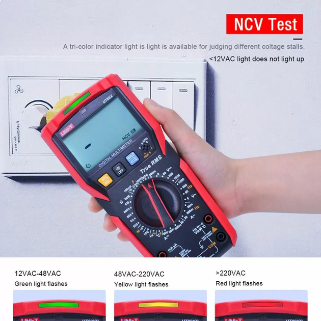 Мультиметр цифровой Uni-t UT89XD (LED TEST) - Фото 7 Мультиметр цифровой Uni-t UT89XD (LED TEST) - изображение 7
