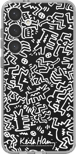 Wymienna plytka Samsung Keith Harring Flipsuit Card for Samsung Galaxy S24 Plus (GP-TOS926SBBBW) - obraz 2