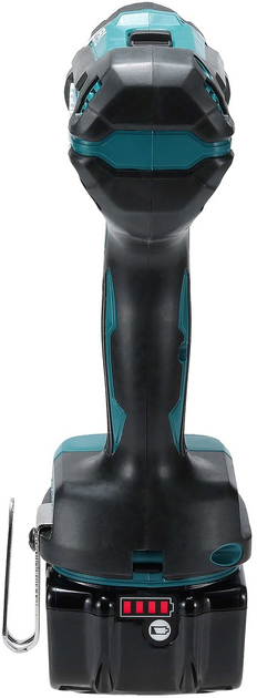 Wiertarko-wkrętarka akumulatorowa Makita LXT DDF485SF 18 V 1 x 3 Ah (0197050008923) - obraz 5