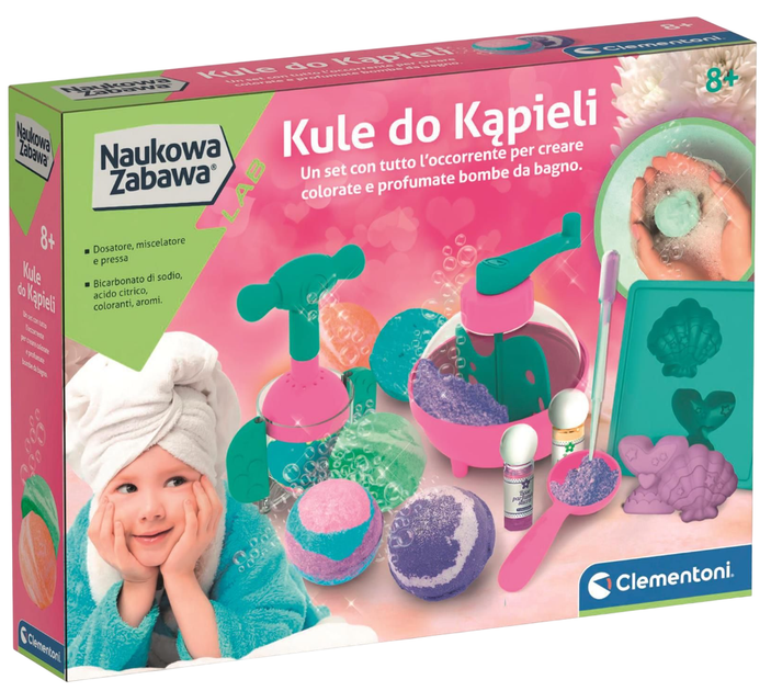Naukowa zabawa Clementoni Kule do kąpieli (8005125503971) - obraz 1